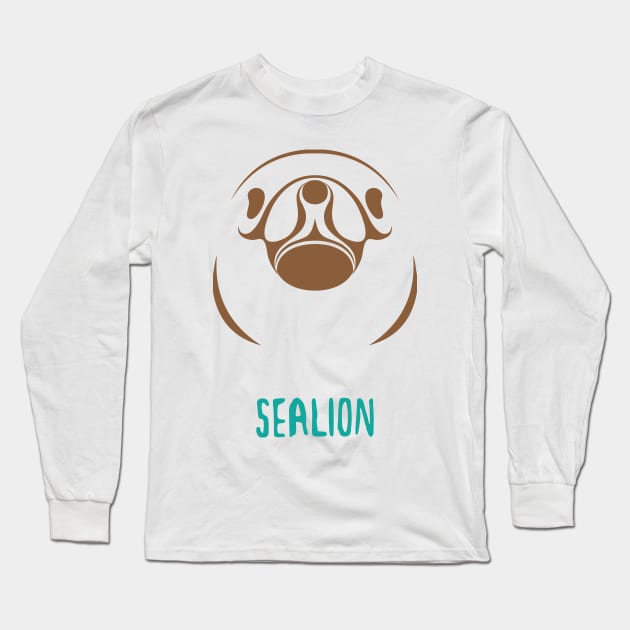 SEA-LION Long Sleeve T-Shirt by HaniDouaji